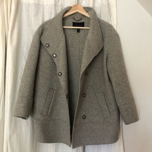GUC Banana Republic wool cocoon coat PETITE XS